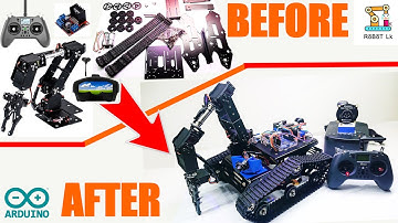 FPV Rover | Robotics Smart Tank | 6DOF Robotics Arm | Using Arduino | Jumper T-lite | Robot LK | 4K