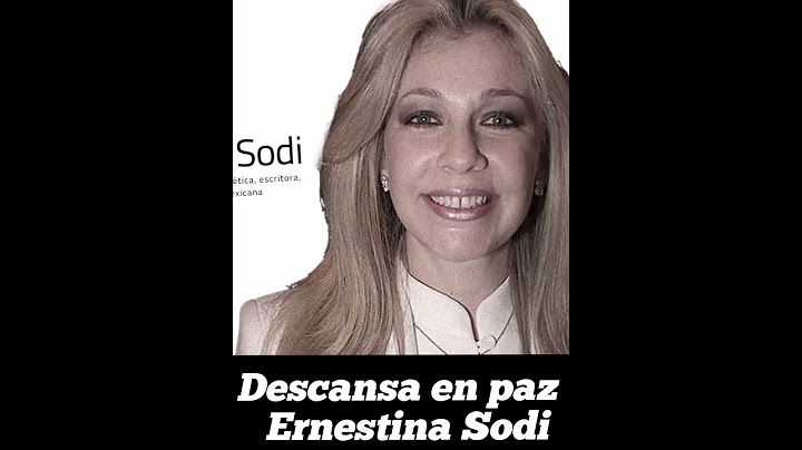 Última Hora, Dezcance en Paz Ernestina Sodi, Thalia se encuentra Destrozada por  su hermana,