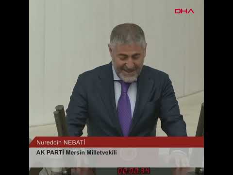 Eski Hazine ve Maliye Bakanı Nureddin Nebati, TBMM'de yemin etti