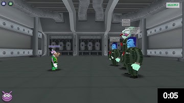 Toontown Rewritten - 1 Story Building Speedrun in 11 Seconds (Read Desc.)