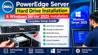 Dell PowerEdge Server Hard Drive & Windows Server 2025 Installation | Complete Setup Guide