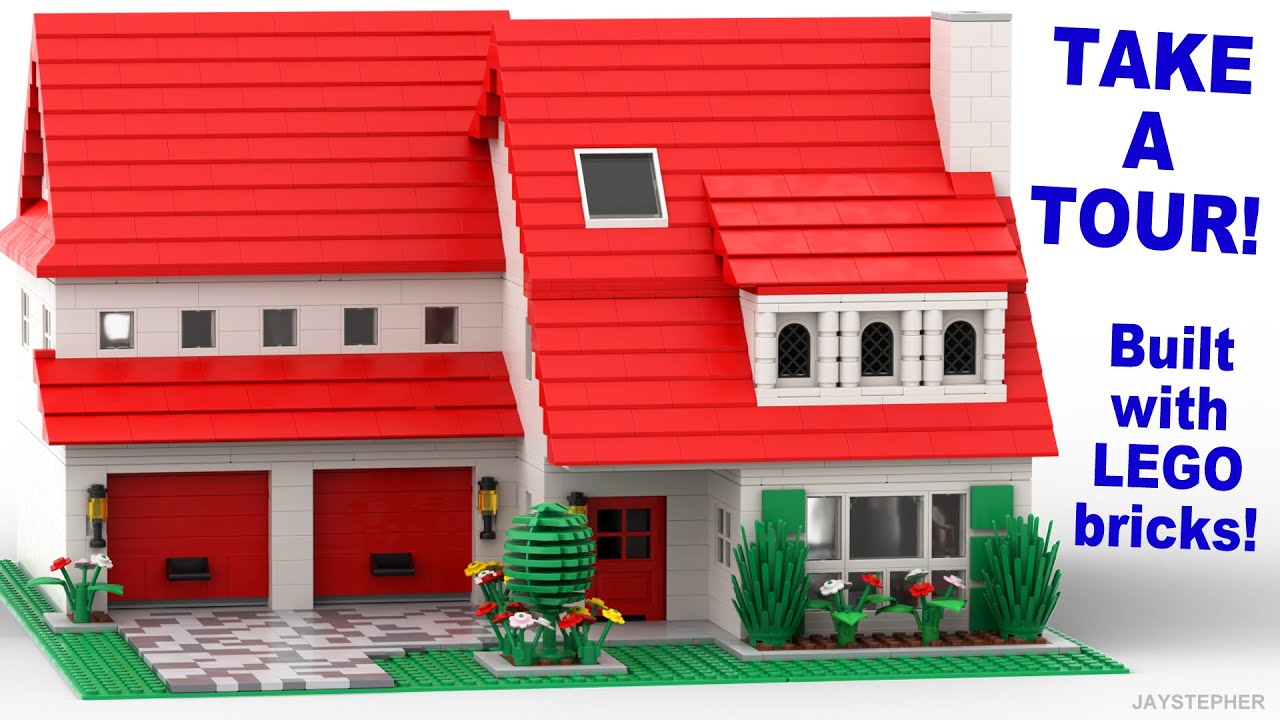 Guardería rumor difícil Three Bedroom Two Bath LEGO Home Custom Build MOC - YouTube