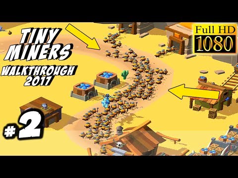 Tiny Miners - Idle Clicker Gameplay- #2 - 3000 MINERS! (Android) - GPV247