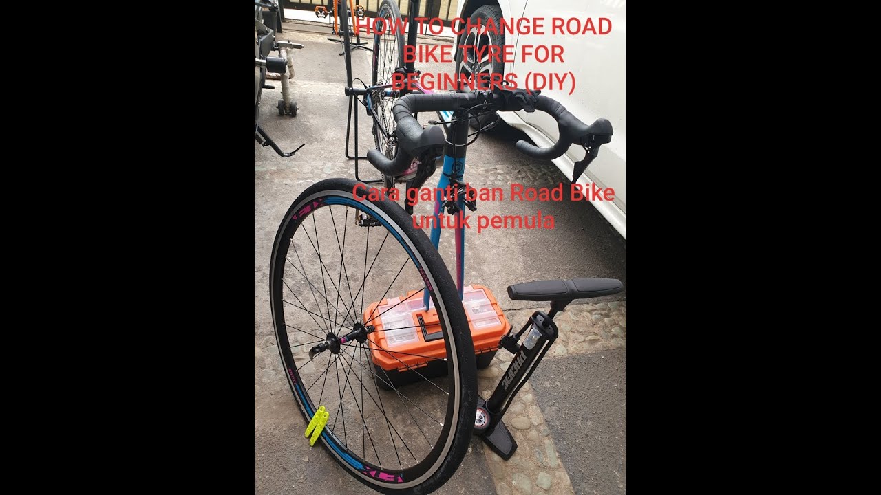 How To Change Road Bike Tyre DIY For Beginners YouTube