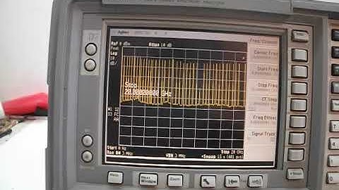 E4407B Spectrum Analyzer frequency response by patentix_ltd