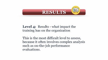 Intro. to Presentation Design - Level 4 of Training Evaluation