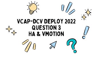 VCAP DCV Deploy Q3
