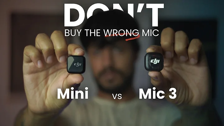 DJI Mic 3 vs Mic Mini : What's the BEST Mic for You?