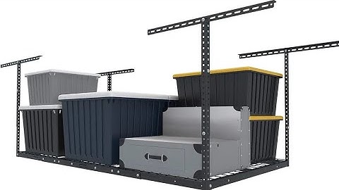 FLEXIMOUNTS 3x6 Overhead Garage Storage Adjustable Ceiling Storage Rack