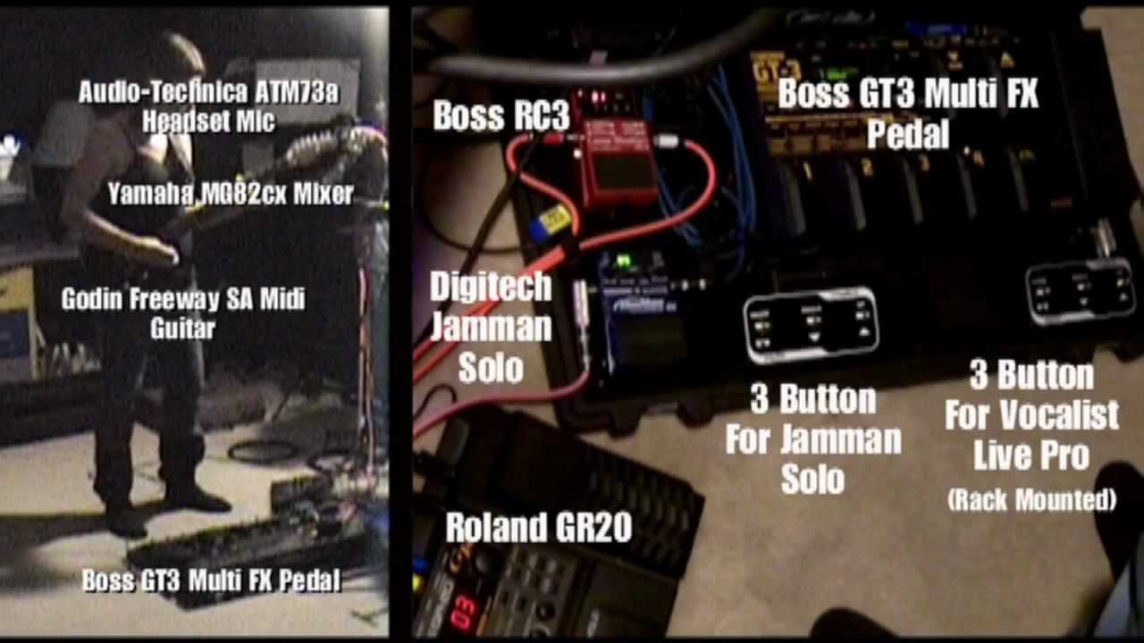 Midi Guitar Synth & Looper Demo Freeway SA, GraphTech Ghost, GT3