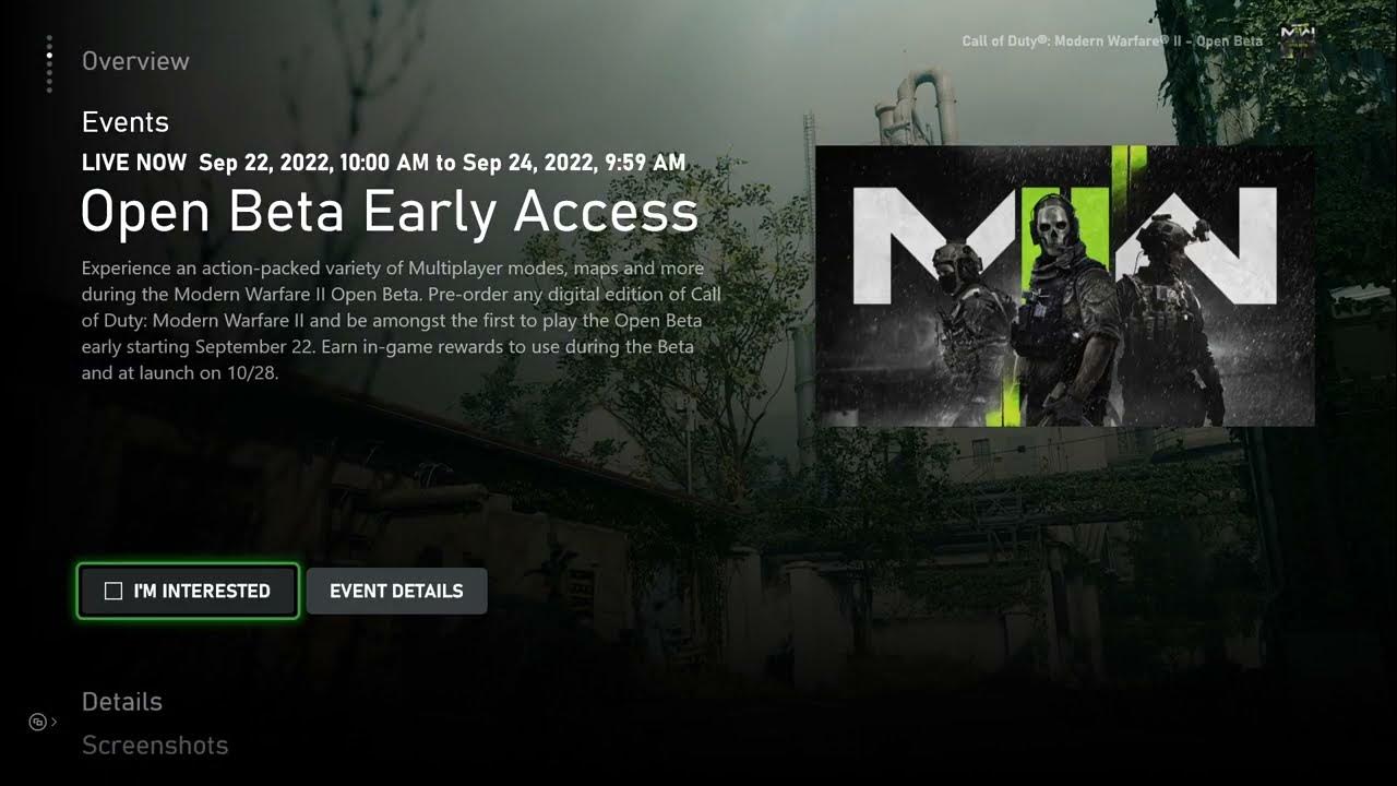 MODERN WARFARE 2 How To Download EARLY ACCESS Beta (Xbox PreOrders