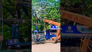 power transformer installation process ! #shortsvideo #electricalwork #powergrid