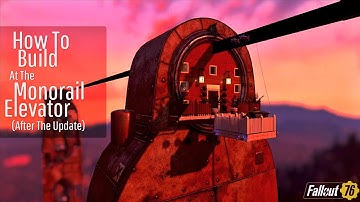 Fallout 76 Camp Tutorial | How To Build At The Monorail Elevator | Pre-Existing Structure | Tiny