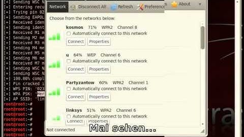 Hacking a Linksys wireless Router with WPA2 security in Berlin