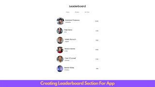 How to Make Leaderboard in React App - For Beginners screenshot 5