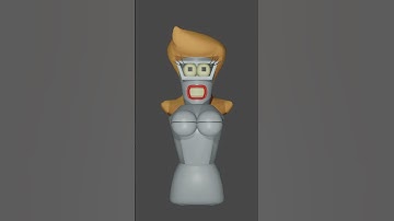 Female Bender 2 #shorts #short #blender #timelapse #paxdacat #blender3d #futurama #genderbend #szort