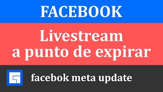 Nuevo meta business FACEBOOK Como impedir que los envivos(stream) se espiren 👌😍😎 by Youdevice! / TKs7 38 views 1 year ago 2 minutes, 50 seconds