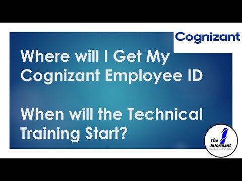 Cognizant Employee ID | When Will Cognizant Technical training start | Cognizant FAQs