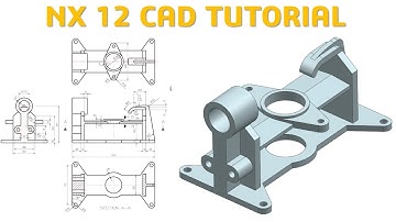 NX 12 CAD TUTORIAL #66 | 3D Model Basic Beginners