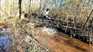 Tearing Out 5 Beaver Dams By Hand On Martin Luther King Jr Day! Part 2!