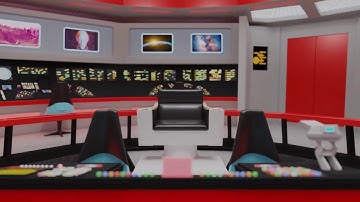 Star Trek Enterprise  3D animation created with Blender 2.79