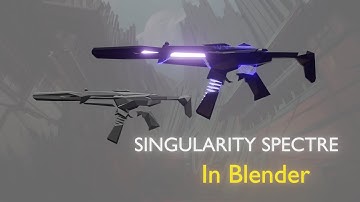 SINGULARITY SPECTRE VALORENT  I  RELOAD ANIMATION IN BLENDER