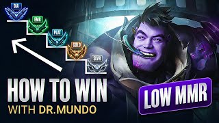 Climb out of LOWER MMR With The Highest WINRATE Top Laner NOW - Season 14 Dr.Mundo GUIDE