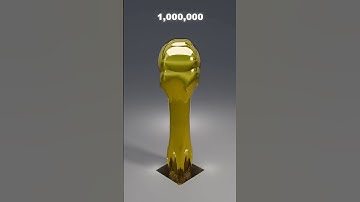 Rocket Sphere x 1 M Gold Cloth Sim 🚀 What Happens in the End? #asmr   #3danimation  #satisfying