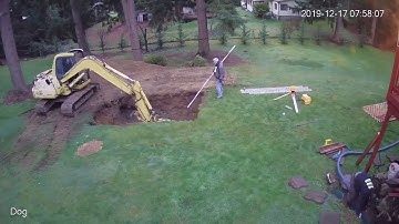 Septic Tank Installation Time lapse