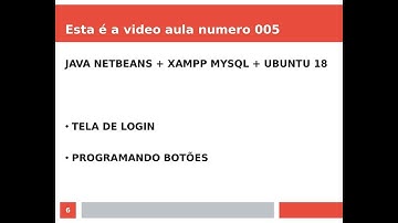 VIDEO AULA 005 PROGRAMANDO BOTOES UBUNTU 18
