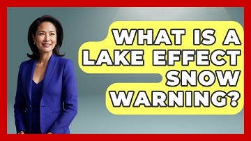 What Is A Lake Effect Snow Warning? - The Midwest Guru