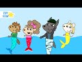 Dolly's Stories. The Magic Turned Ss into Mermaids. Funny Cartoon for Kids