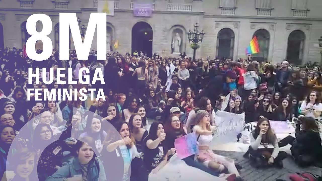 Manifestación feminista por las calles de Barcelona | 8M Huelga ...
