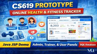 CS619 Online Health &amp; Fitness Tracker Prototype | Java JSP Web Project