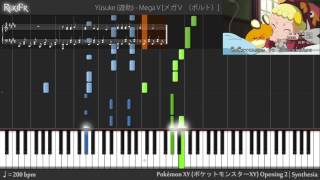 Download lagu 【TV】Pokémon XY Opening 2 - Mega V (Volt) (Piano)