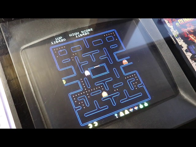 昭和のアーケードゲームやってみた『PACMAN』 - YouTube