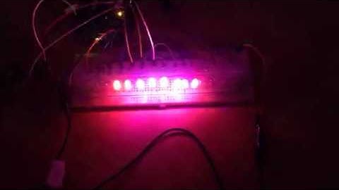Msgeq7 with arduino on breadboard