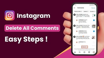 How to Delete All Comments on Instagram !