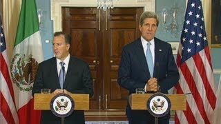 Secretary Kerry Delivers Remarks With Mexican Foreign Secretary Meade