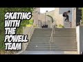 SKATEBOARDING WITH THE BROS Feat  THE POWELL TEAM !!! - NKA VIDS