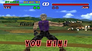 Tekken 2 - Lee - Arcade Mode (PS1)