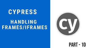 Cypress Automation Tutorial   Handling iFrames Part 10