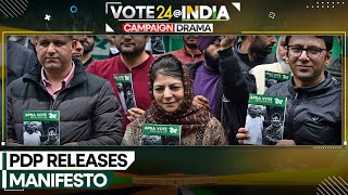 India Election 2024: Mehbooba Mufti's PDP releases manifesto for Lok Sabha polls | WION News