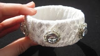 DIY Браслет из кружева и пластиковой бутылки. Мастер-класс / How to make a bracelet / lace bracelet DIY Браслет из кружева и пластиковой бутылки. Мастер-класс / How to make a bracelet / lace bracelet