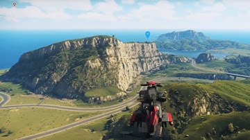 HOW BIG IS THE MAP in Just Cause 4? Fly Across the Map