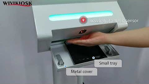 21.5" 5000ml LCD sanitizer advertising player machine Automatic hand sanitizer machine digital kiosk