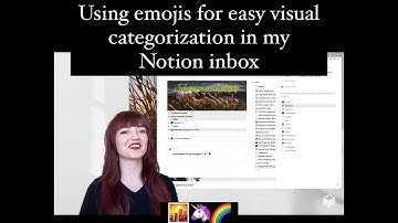 notion inbox emojis for easy visual categorization