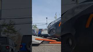 Bmw 428 X 1 Coupe Driving Off Flatbed W Extra Ramps