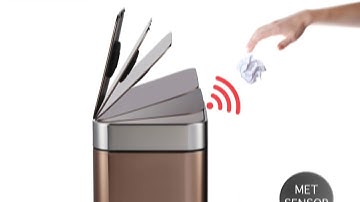 Automatic Double Rubbish bin 75L (gold) UMUZI CLEANING | Mascot XL