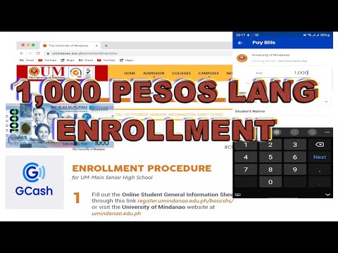 How to enroll in the university of mindanao for grade 12 old student I Online I Gcash Payment.